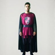 Disfraz Caballero Medieval Rojo /Hombre Adulto